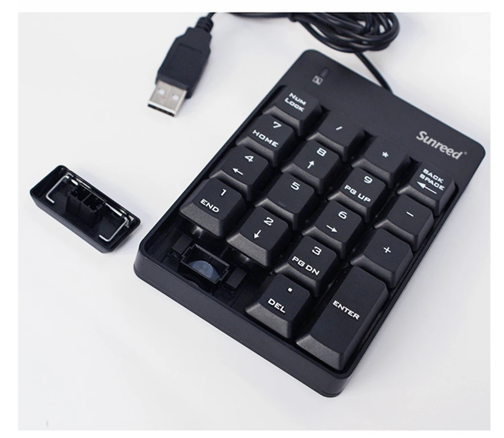 Проводная цифровая клавиатура RAXFLY USB 18 клавиш тонкая мини Для iMac/MacBook Air/Pro