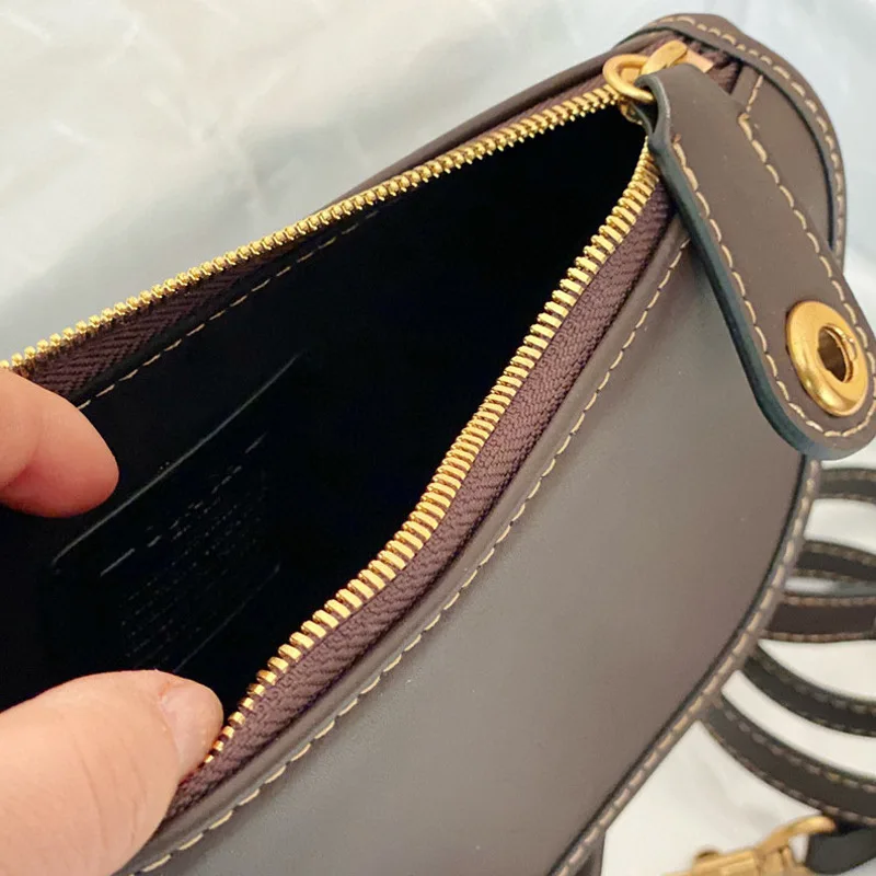 

2021 new swinger underarm mahjong bag retro single shoulder messenger handbag portable tide leather bag