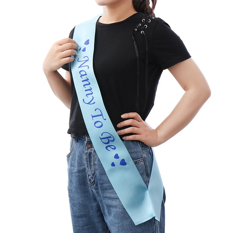 Newborn Party Decoration Pregnant Mom Favor Gift Mommy Mum To Be Sash Baby Boy Girl Shower Sash156x9.5cm | Дом и сад