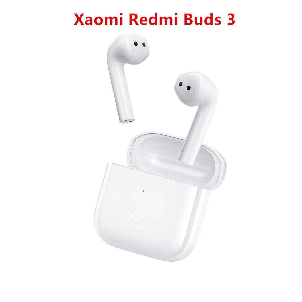 

New Xiaomi Redmi Buds 3 M2104E1 TWS Wireless Earbuds Bluetooth 5.2 Earphones Noise Canceling IP54 waterproof headphones MIUI