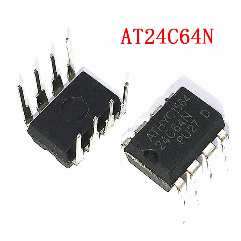 10 шт./лот Новинка AT24C64N AT24C64AN 24C64 24C64AN AT24C64 DIP-8 EEPROM memory IC