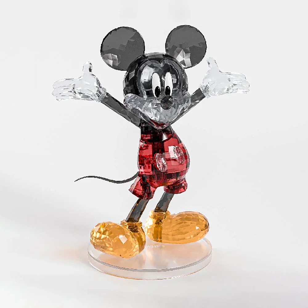 

Disney Mickey Mouse Crystal Like Blocks Cartoon Diy Model Minnie Donald Building Brick Figures Decoration Toy For Children Gift