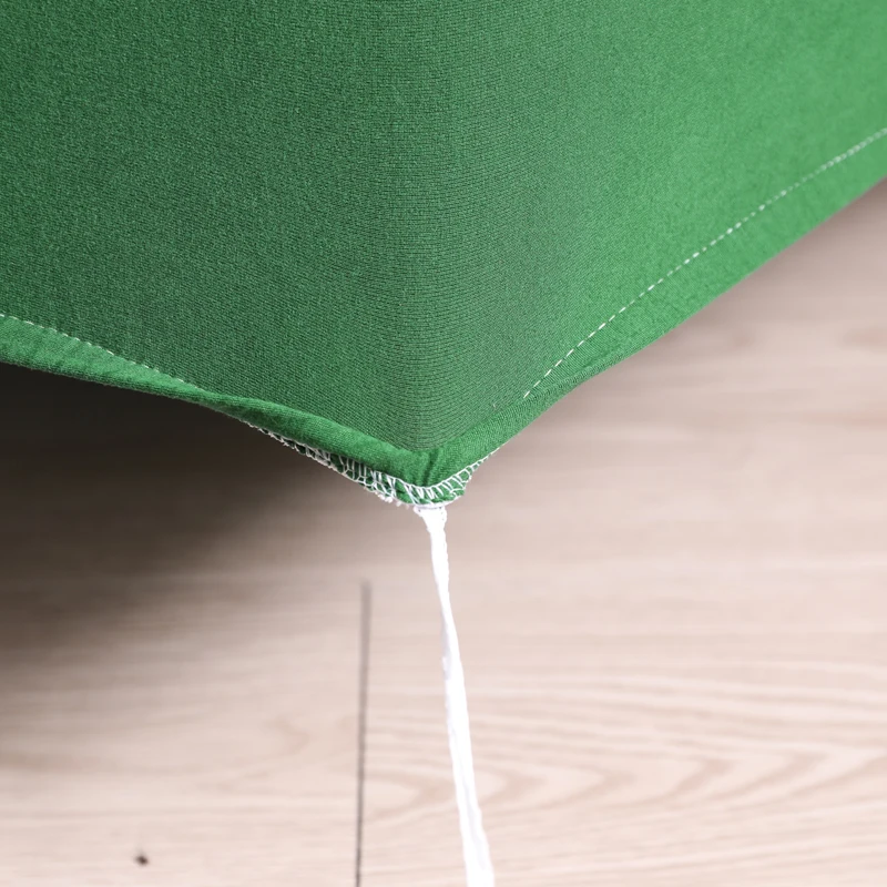 Темно-зеленое полиэстерное покрытие для дивана эластичные диванные подушки