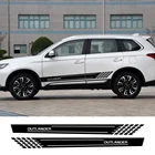 Наклейки виниловые для Mitsubishi Outlander, 2 шт.
