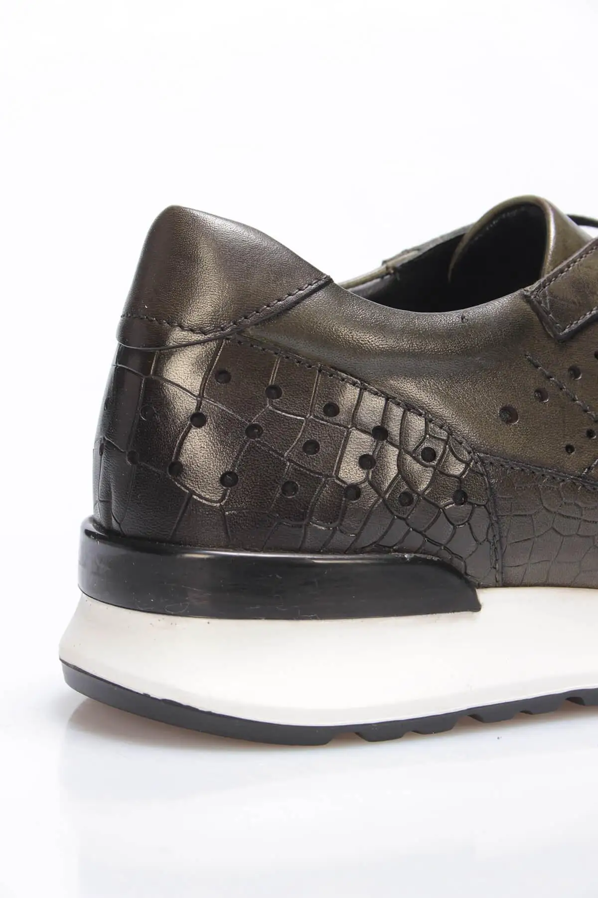 Жемчуг из натуральной кожи хаки Для мужчин Туфли-оксфорды для 120130008779 | Обувь