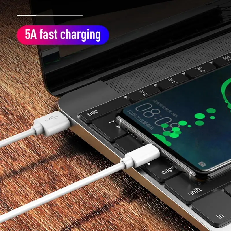 

Supercharge 5A USB Cable Type C Cable 2m Fast Charger Cable PVC Pure Copper Quick Charging Cable For Samsung For Huawei P20 P30