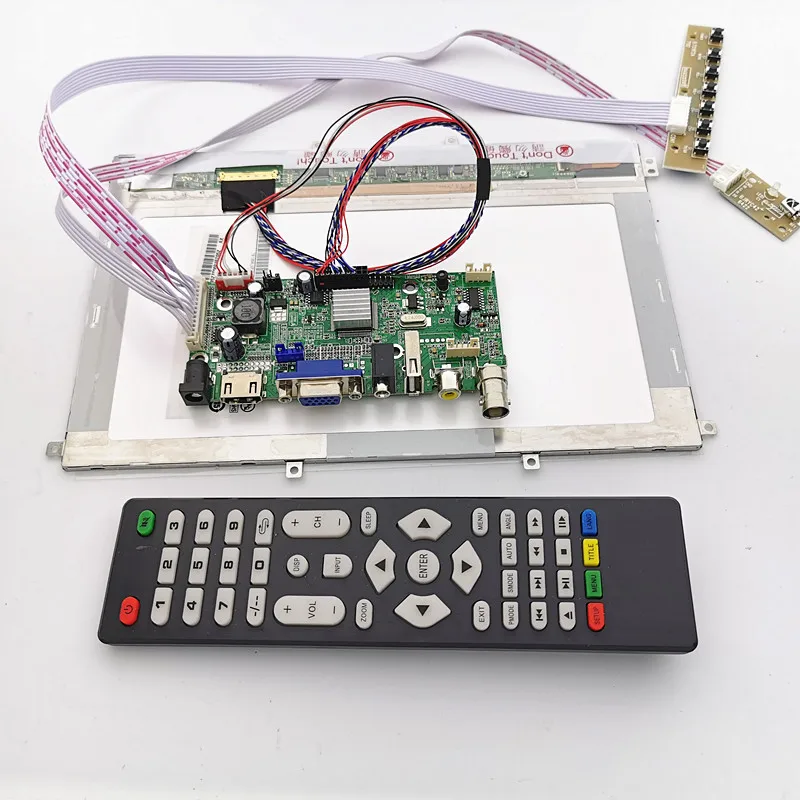 ЖК дисплей диагональю 10 1 дюйма VGA + AV HDMI BNC USB мультимедийный плеер модуль для