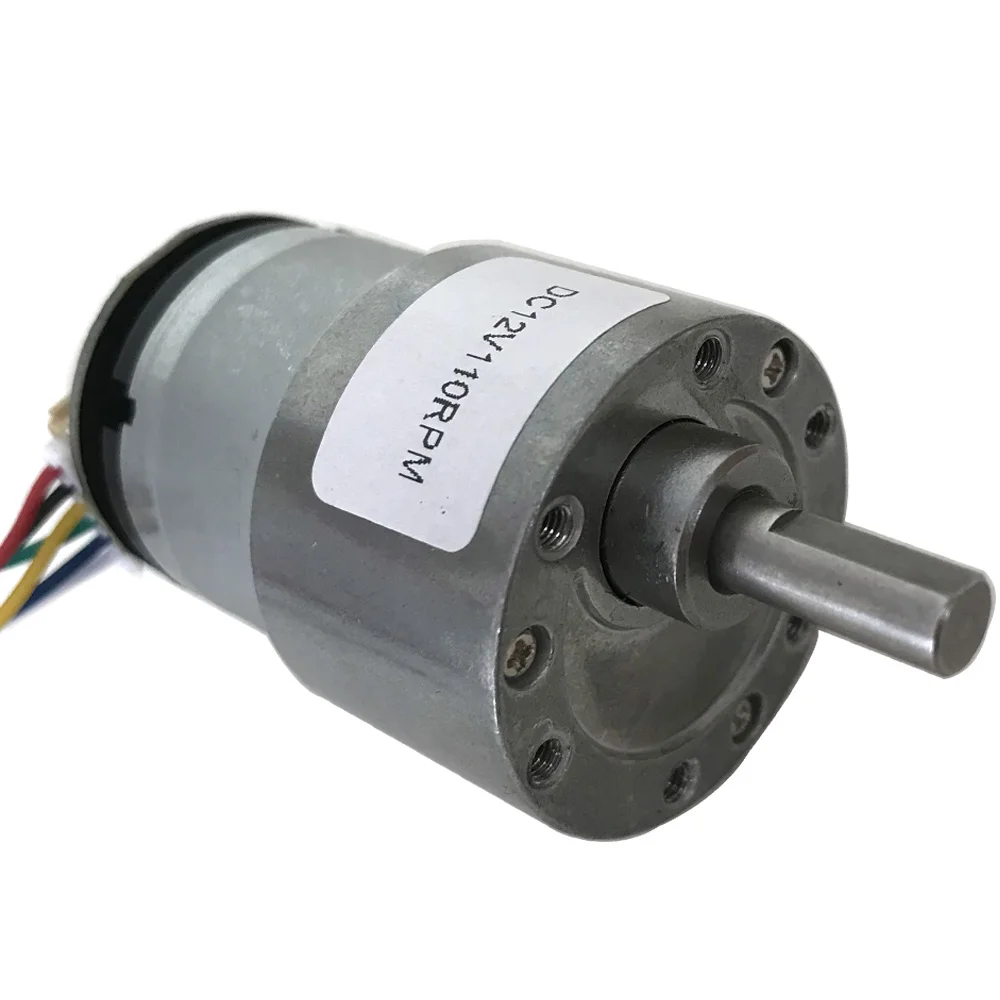 Энкодер постоянного тока мотор-редуктор с высоким крутящим моментом DC 6V 12V Высокая скорость от 7 до 1590RPM в DC мотор поворачиваемый Регулируемая скорость с колесом набор
