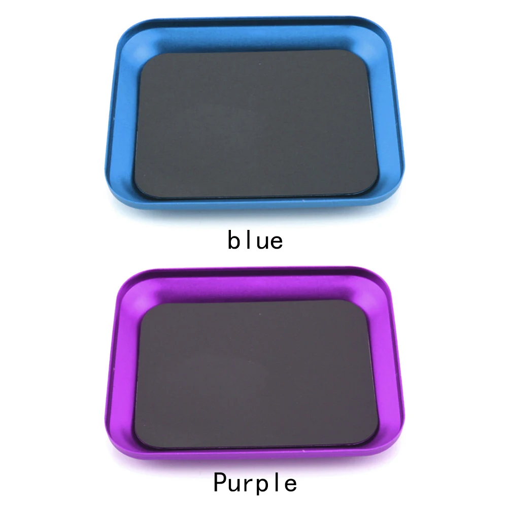 Лоток для винтов из алюминиевого сплава с магнитом 1/10 RC Rock Crawler Car Axial SXC10 Tamiya CC01 RC4WD