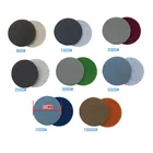 10-100 шт. 1 дюйм с фокусным расстоянием 25 мм карбида кремния с застежкой-липучкой Флокирование Водонепроницаемый шлифовальные диски для влажнойСухой Шлифовки круглый абразивной шкуркой