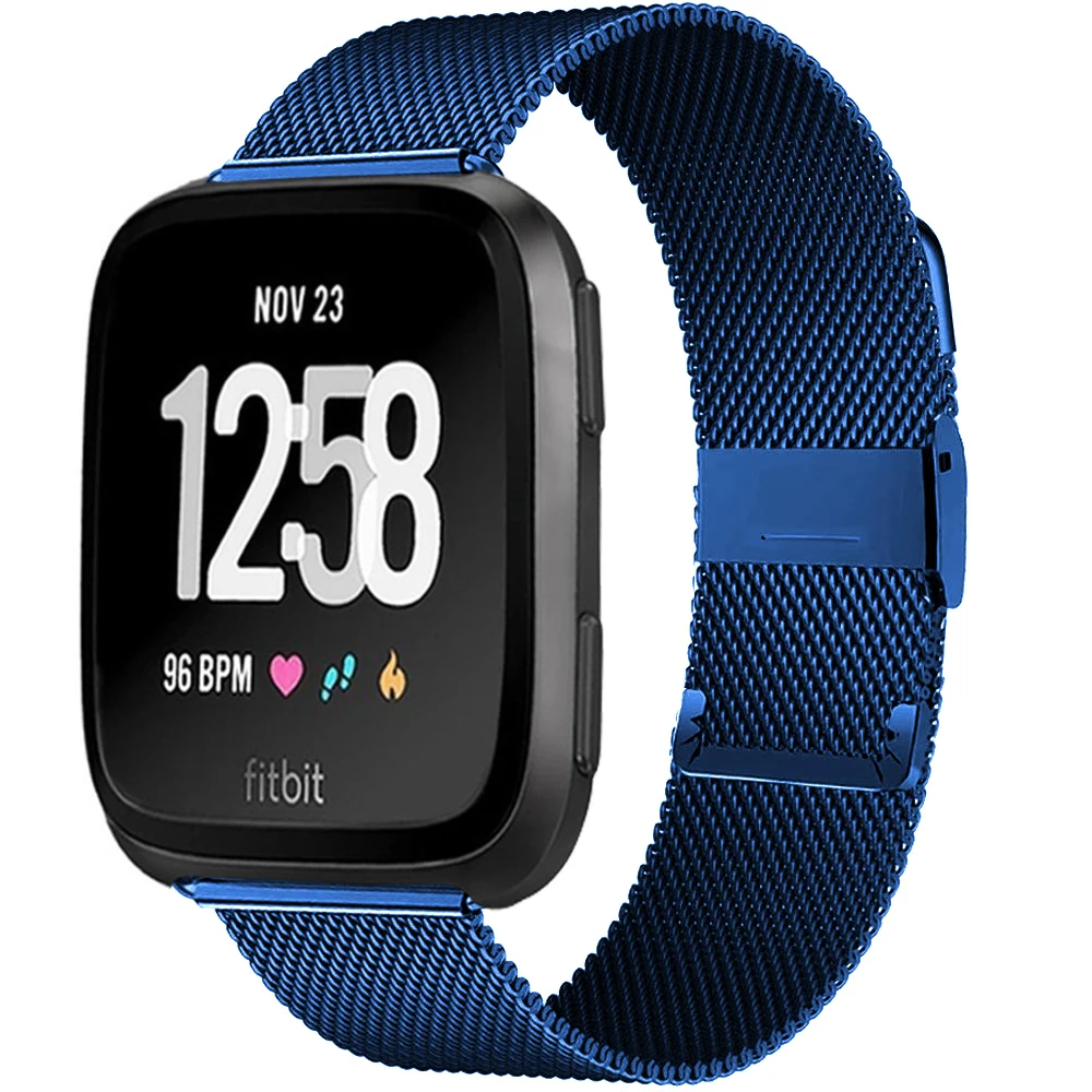 

Metal band for Fitbit Versa/Versa 2/versa Lite Strap Stainless Steel Bracelet Strap smart watch Accessories