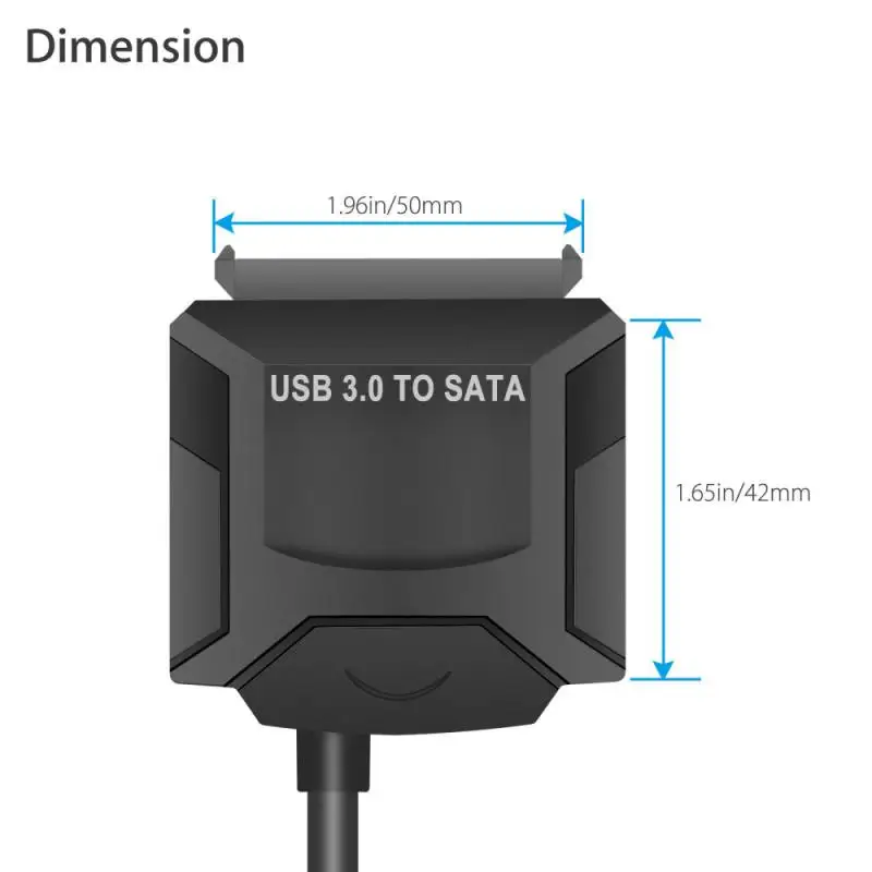 Переходник с USB 3 0 на SATA 2 1 5 дюйма Гбит/с|Компьютерные кабели и разъемы| |