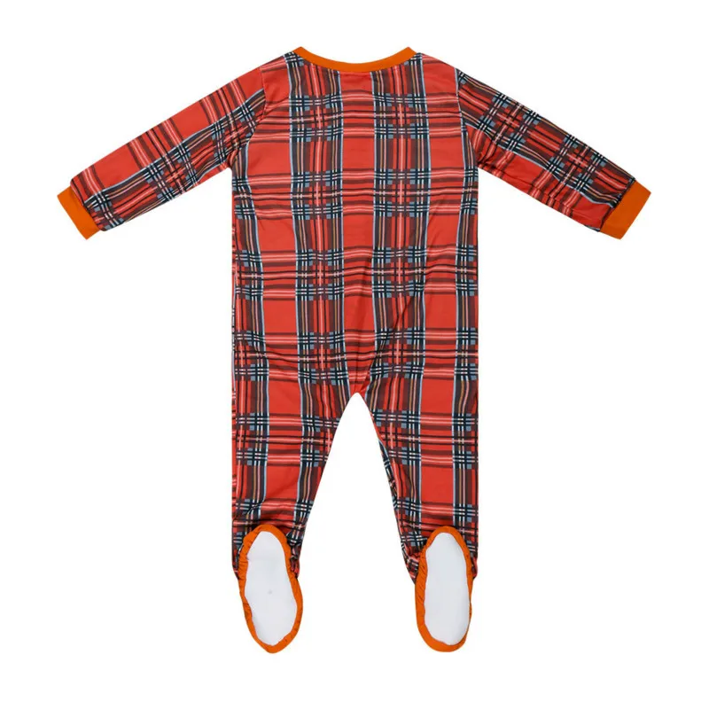 Family Matching Outfits Xmas cotton Striped Romper Party home wear sleepwear nightwear night suit Christmas Pajamas Set | Мать и ребенок
