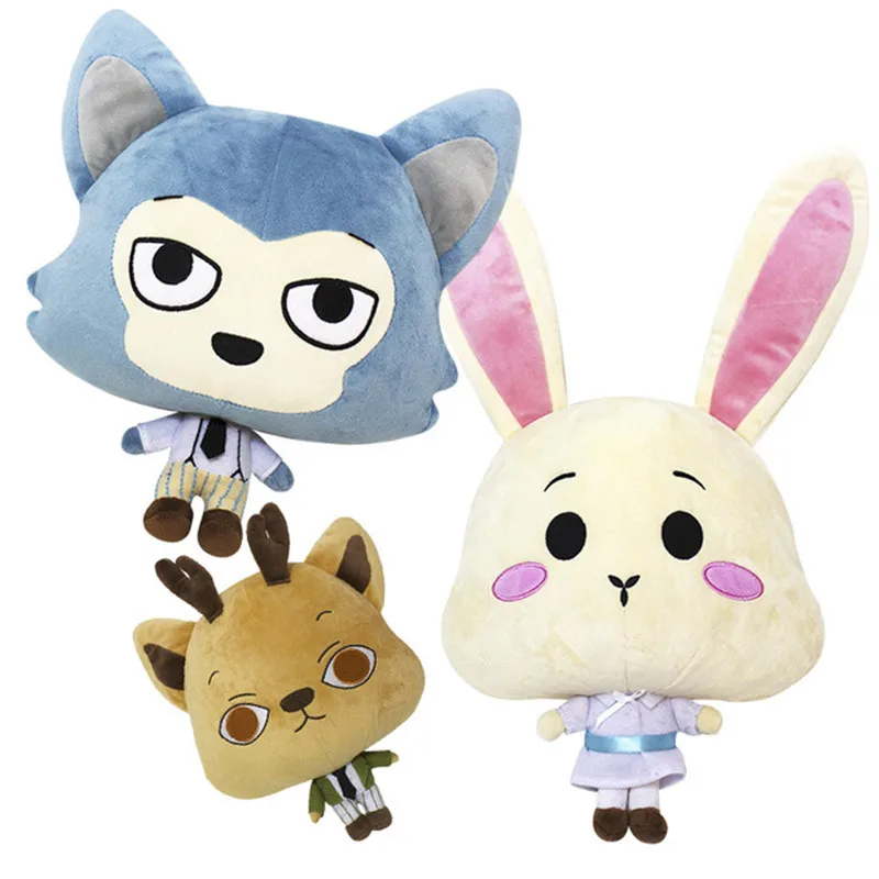 30cm Anime BEASTARS Legosi Haru Plush Animal Wolf Rabbit Stuffed Doll Toys