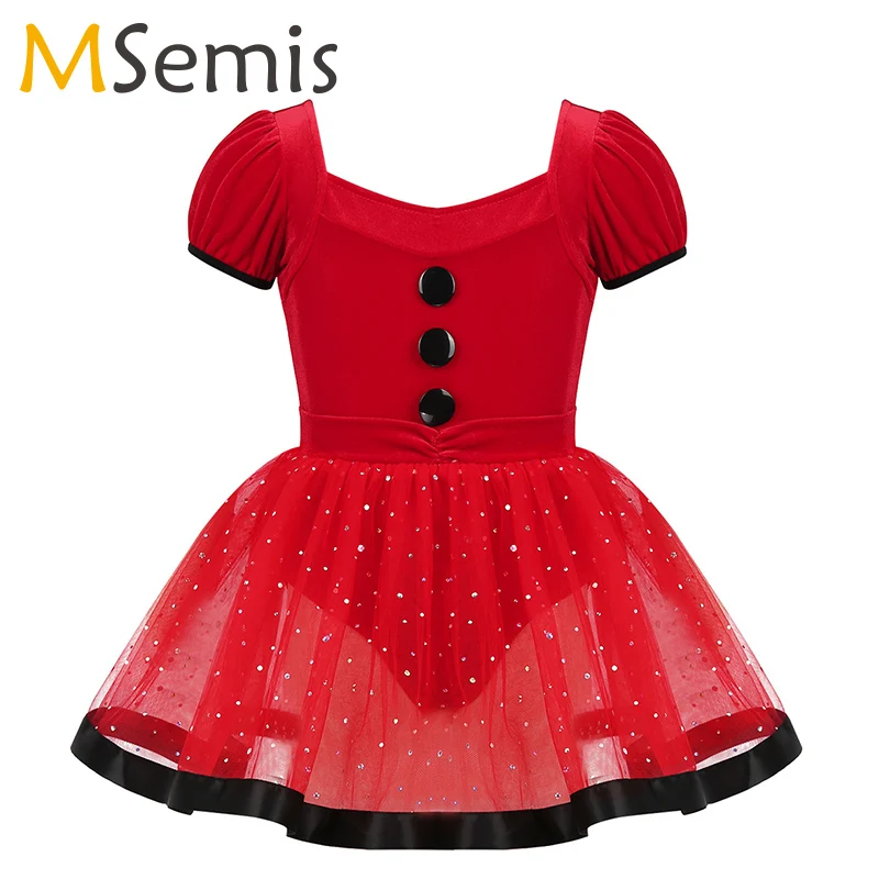 Платье для катания на коньках девочек Балетное платье Рождественский