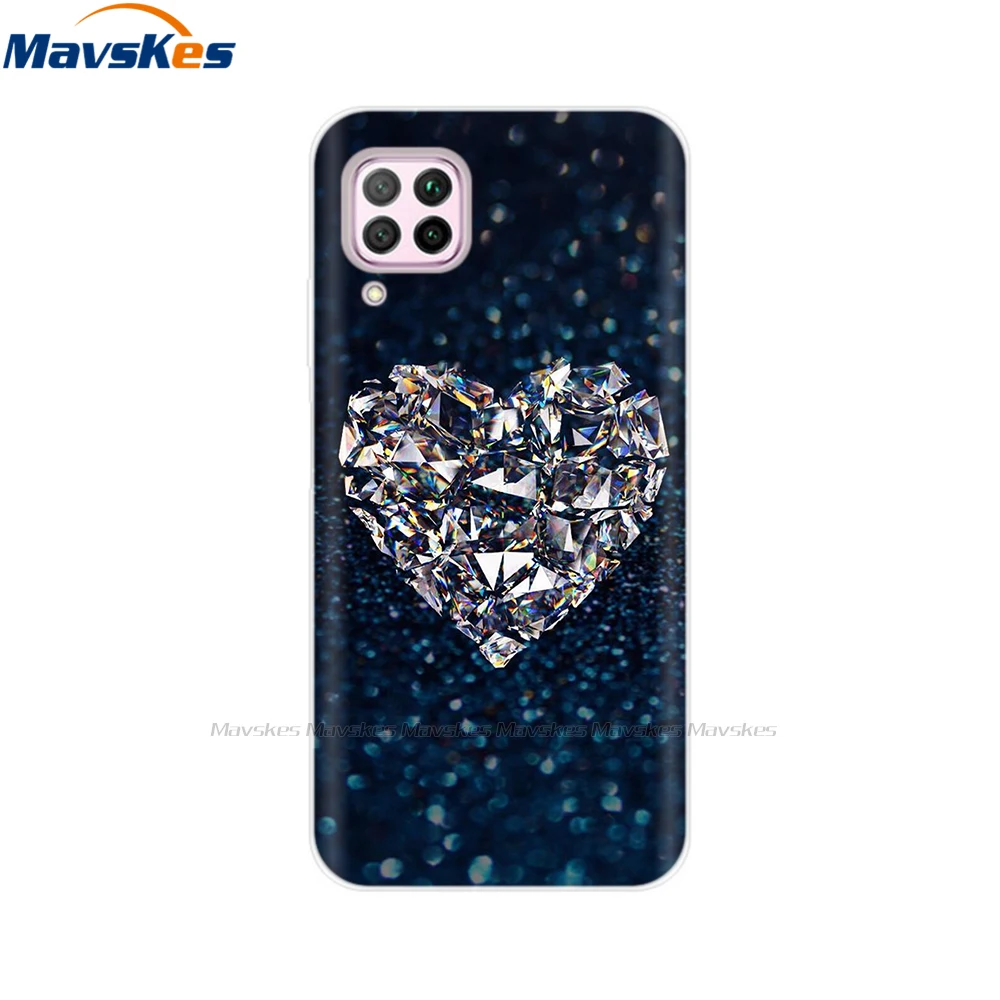 For Huawei P40 lite Case Transparent Soft TPU Protector Back Cover for Lite E P 40 P40Lite Pro Cases Bumper | Мобильные телефоны и