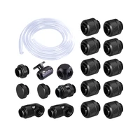 azieru fitting kit use soft pipe hand compression connector joint hose tube switch water cooling accessories fitting