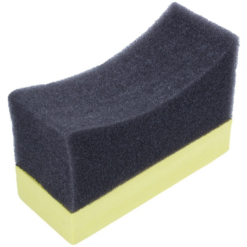 Щетка для автомобильных шин губка аппликатор повязки в форме полумесяца очистка