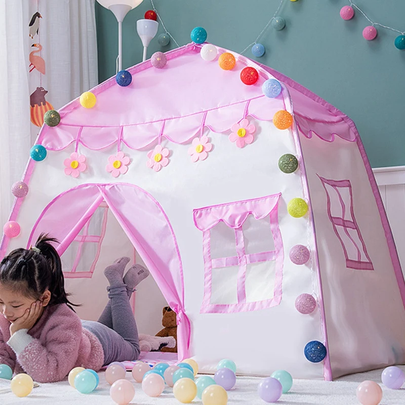 

Children's Indoor and Outdoor Castle Tent Baby Princess Play House Boy Girl Play House Children's Gifts