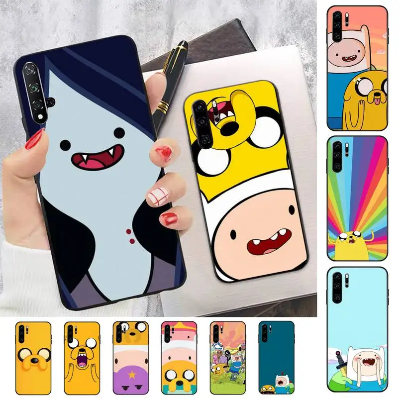 

Adventure Time anime Phone Case for Huawei P30 40 20 10 8 9 lite pro plus Psmart2019