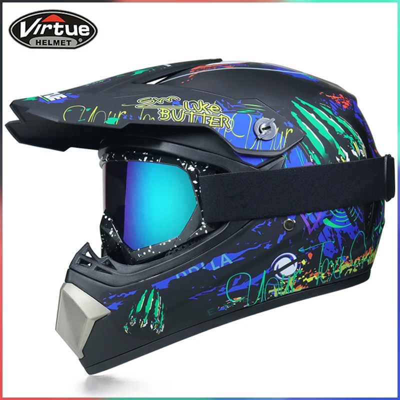 Шлем мотоциклетный внедорожный кроссовый шлем для квадроциклов горных