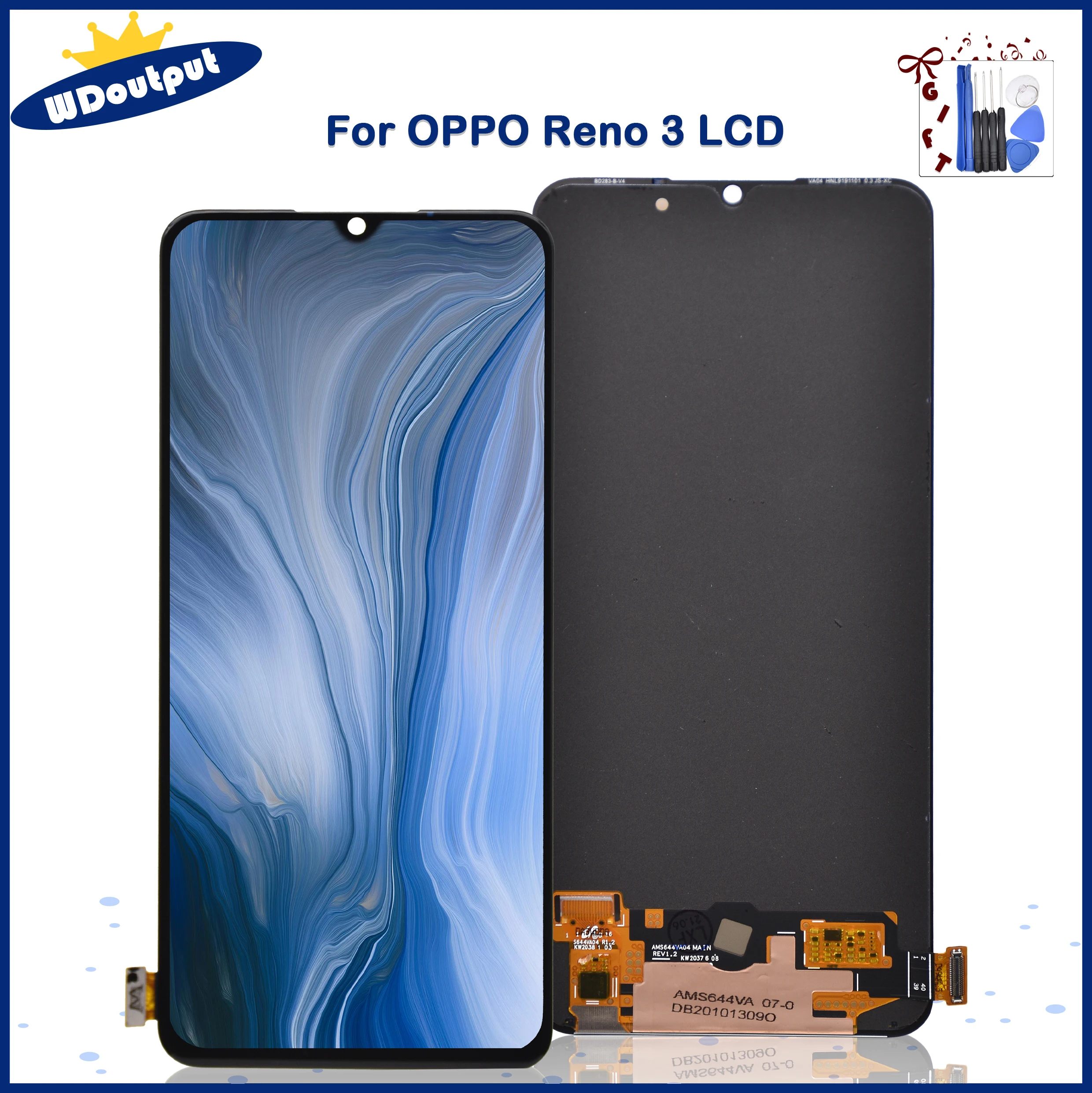 6 4 &quotоригинальный AMOLED для OPPO RENO 3 A91 ЖК-дисплей кодирующий преобразователь