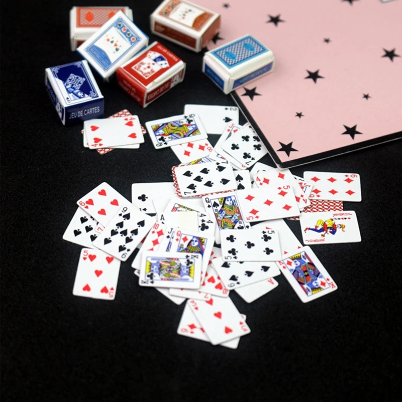 

Фотобумажные карты для покера, маленькая колода карт, маленькие игральные карты, маленькие игральные карты для подростков и взрослых