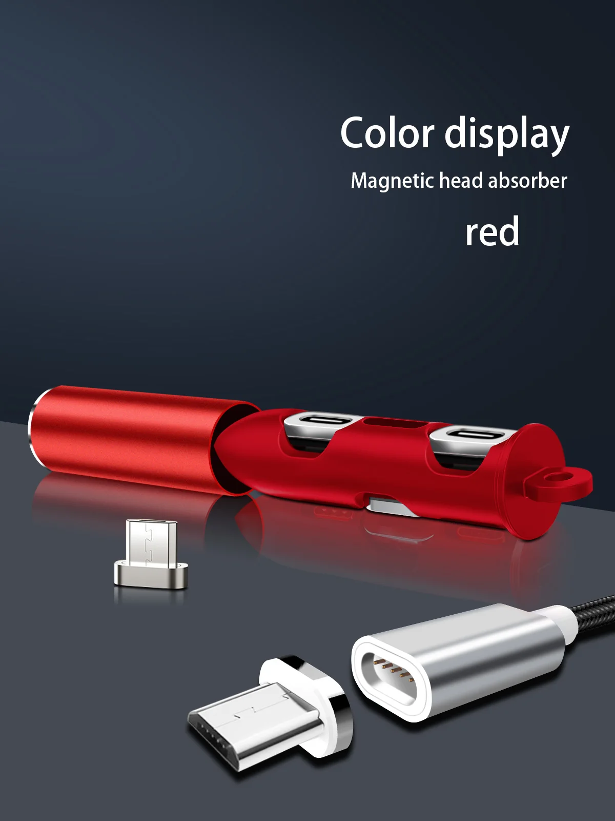 GUUGEI Магнитный кабель заглушки чехол Micro usb Тип C портативный ящик для хранения магнит разъем головка наконечники контейнер пулевые пробки чехол