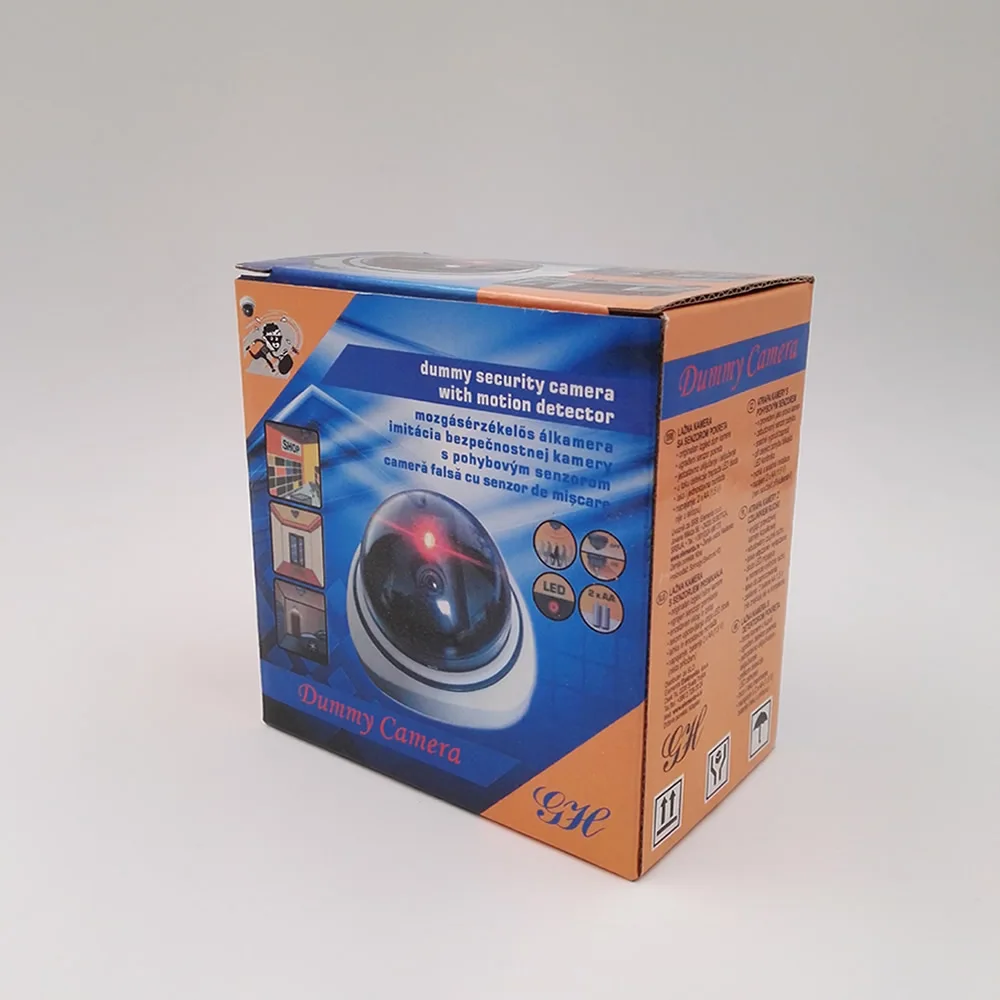 Пластиковая умная домашняя/наружная поддельная камера видеонаблюдения с