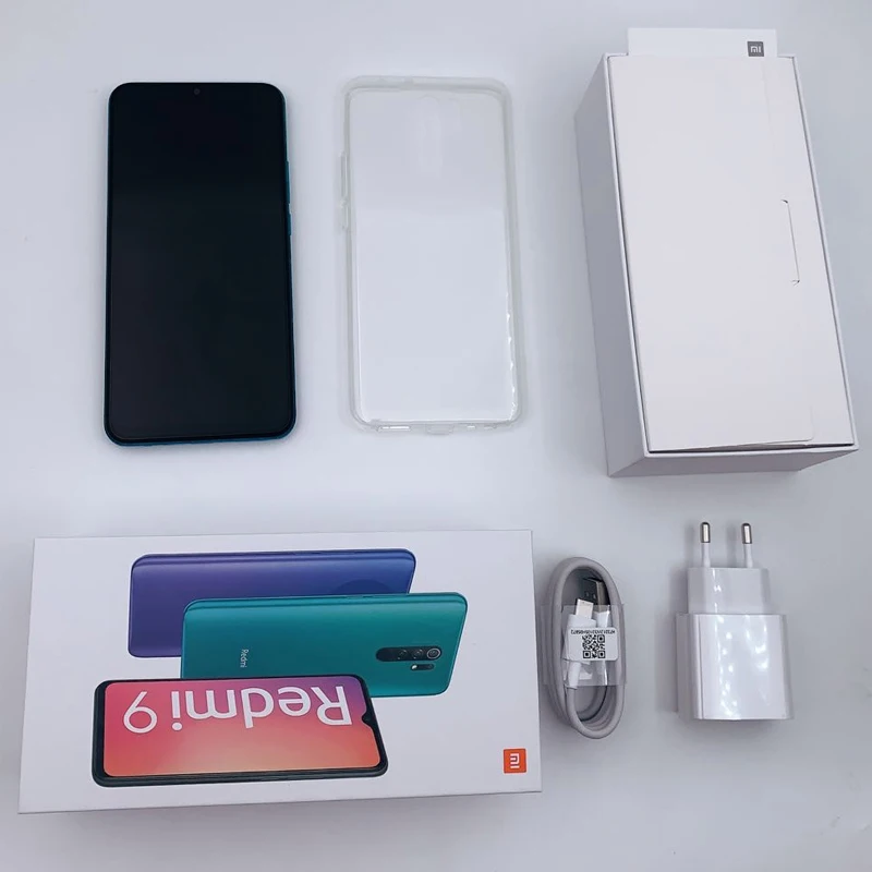 Глобальная версия Xiaomi Redmi 9 смартфон 4 Гб RAM 64 ГБ ROM Helio G80 13MP + 8MP камера 6 53 &quotFHD