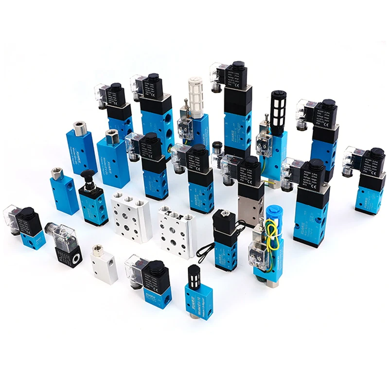 Пневматический электромагнитный клапан 5 портов способов 2 положения 8 мм 10 12