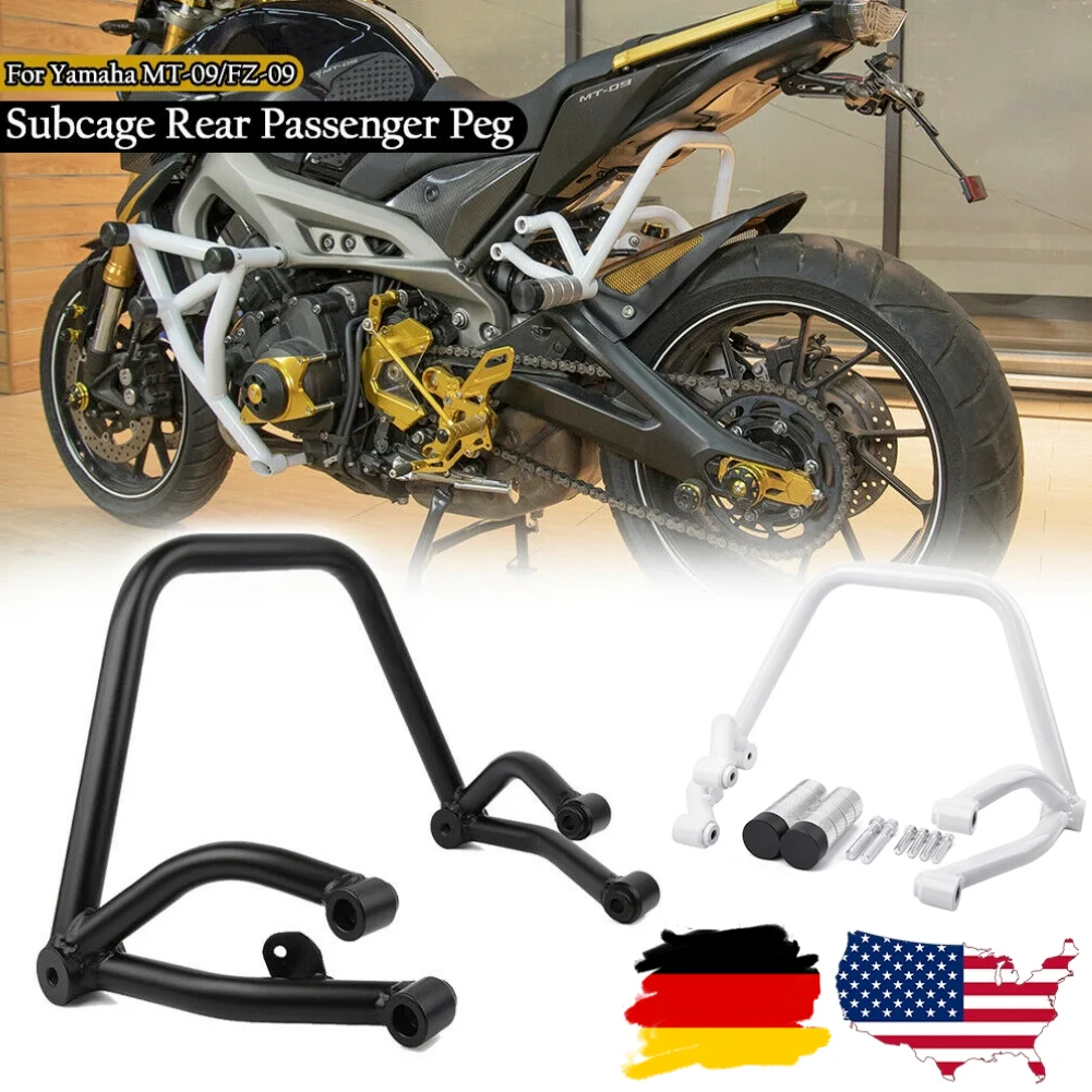 

Subcage Stunt Cage Crash Bar Protector Rear Passenger Pegs for Yamaha For FZ-09 MT FZ 09 FZ09 MT09 Tracer 900 2013-2020 2019