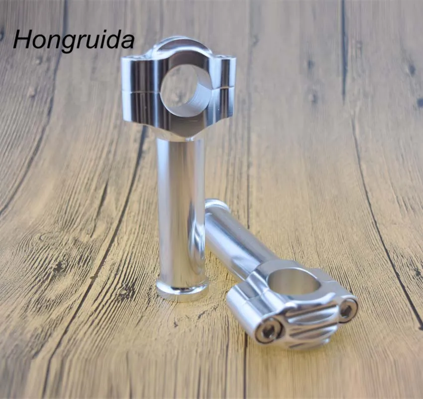 Бесплатная доставка кафе гонщик мотоцикл руль стояки 1 &quotстояки|handlebar riser clamps|riser