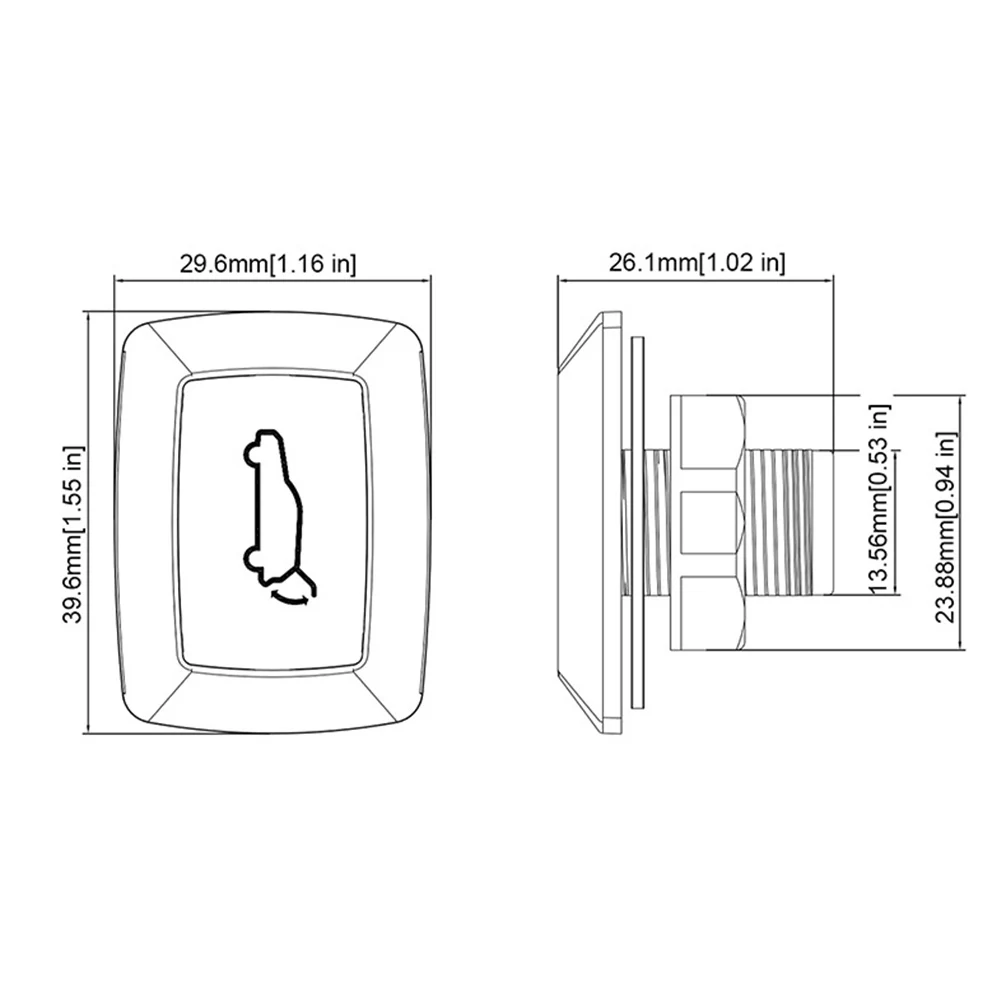 Переключатель для багажника автомобиля автомобильный светодиодный светильник с