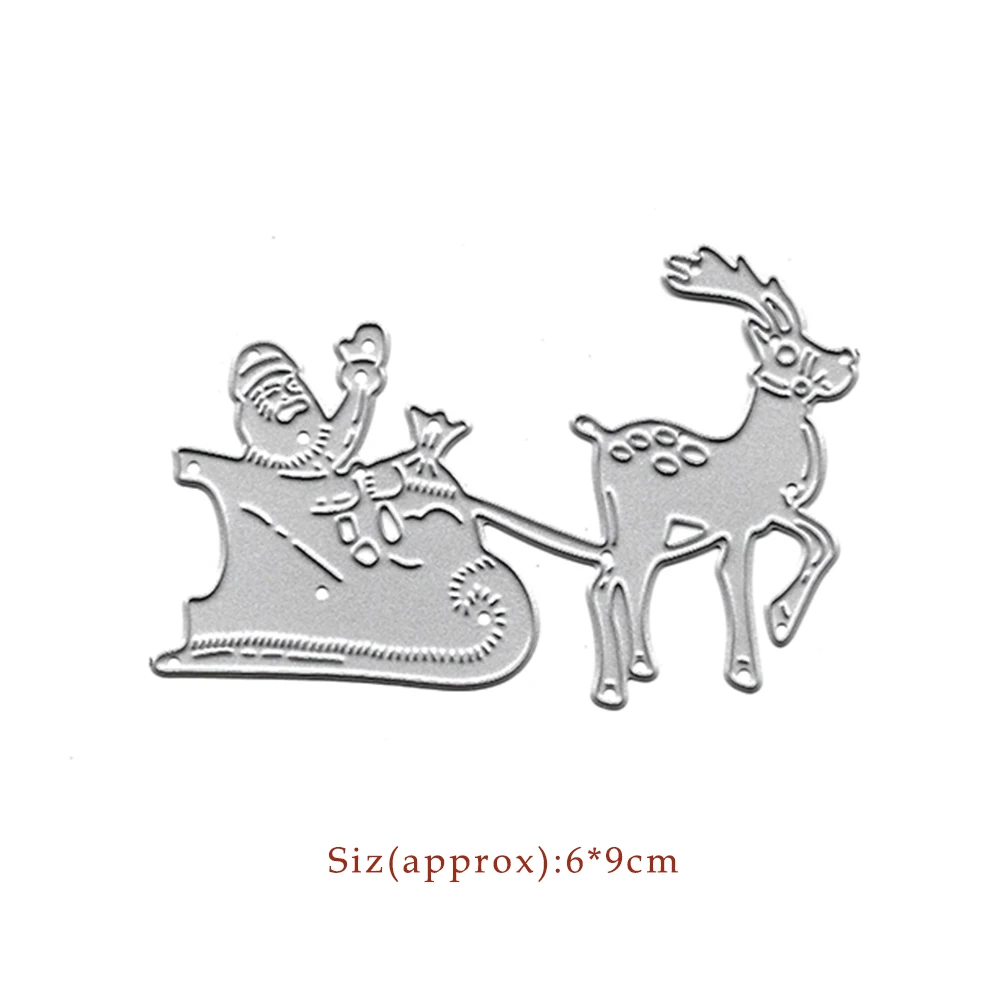 

Christmas Slimline Cutting Dies Scrapbooking Embossing Folders for Card Making Metal Craft DIY Stencils Clear Stamps Die