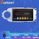 Автомагнитола Eunavi 1 Din, Android 10, GPS, 4G, Wi-Fi, для Toyota Yaris 2012, 2013, 2014, 2015, 2016, 2017