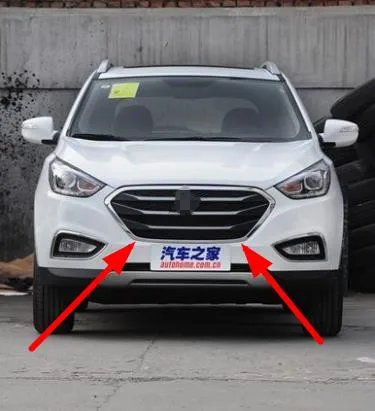 

2009-2015 For Hyundai ix35 high quality ABS chrome front grille Refit around trim trim grills Racing.