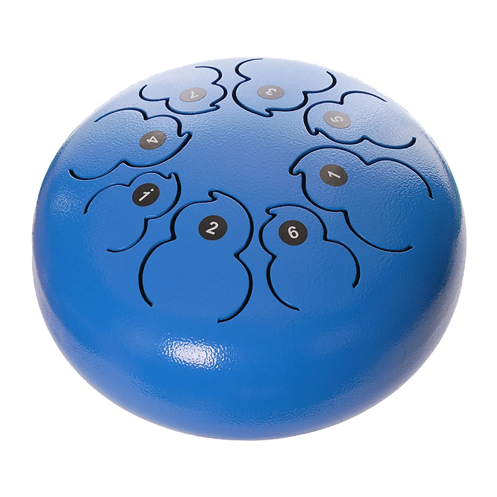 

Steel Tongue Drum And Drumsticks Music Book Cleaning Cloth Gift Present Blue