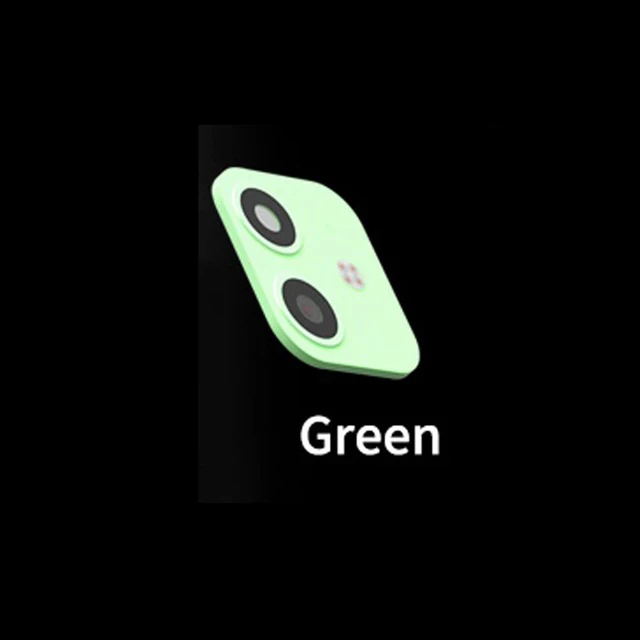 9D Полный Объектив камеры протектор экрана для iPhone Xs X Xr 11 Pro Xs Max наклейка защита объектива стеклянный чехол для iPhone 11 - Цвет: Light Green