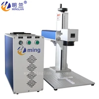 3w 5w uv jinan factory fiber laser engraving machine for metalsteelstonemarble 110110mm 50w laser marking machine price