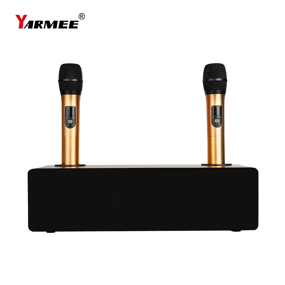 

Wireless Microphone Home Karaoke Speaker Power Amplifier Support Bluebooth Mode For Singing Party