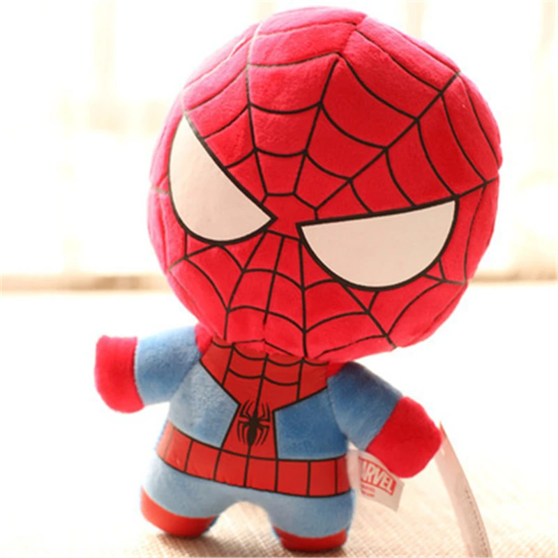 Плюшевые игрушки Marvel 12 см Мстители Человек-паук куклы из фильма мягкие набивные