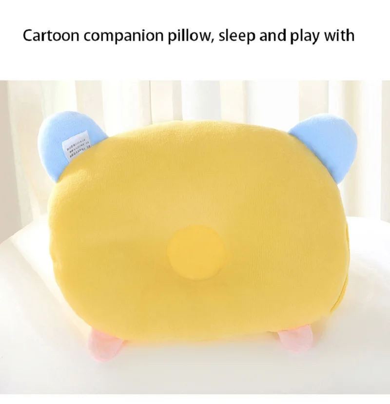 

Baby pillow velvet stereotyped pillow baby cute pig pillow anti-eccentric head multi-purpose boy and girl universal gift