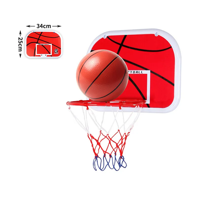 

Hanging Basketball Hoop Indoor Basket Ball For Door Mini Basketball Board Family Basket Children Game Basketball Toy Sets 2