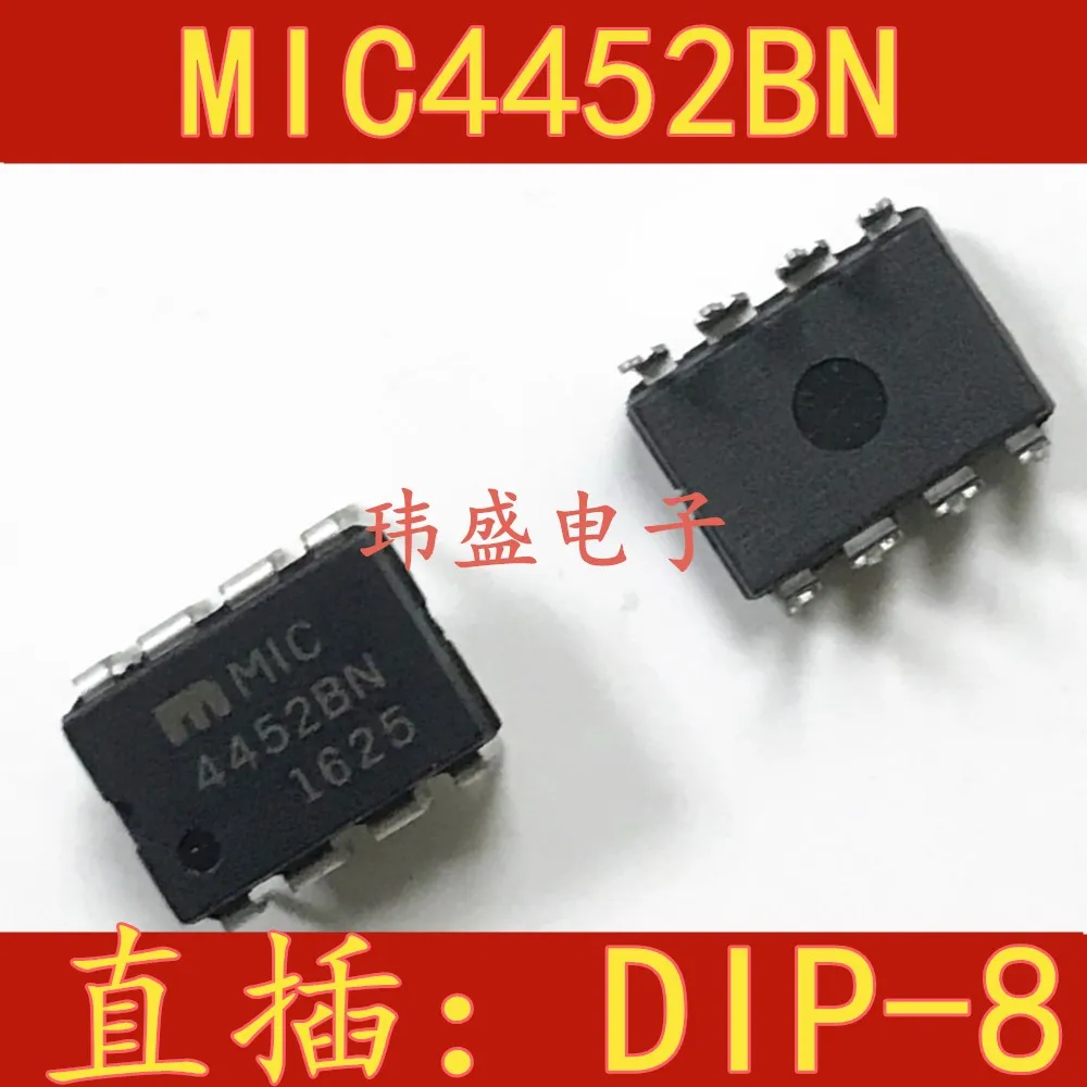 

10 шт., MIC4452BN MIC4452 DIP-8 12A