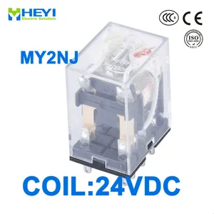 MY2NJ 24V DC coil 8Pin DPDT LED Indicator Power Relay HH52P General purpose relay