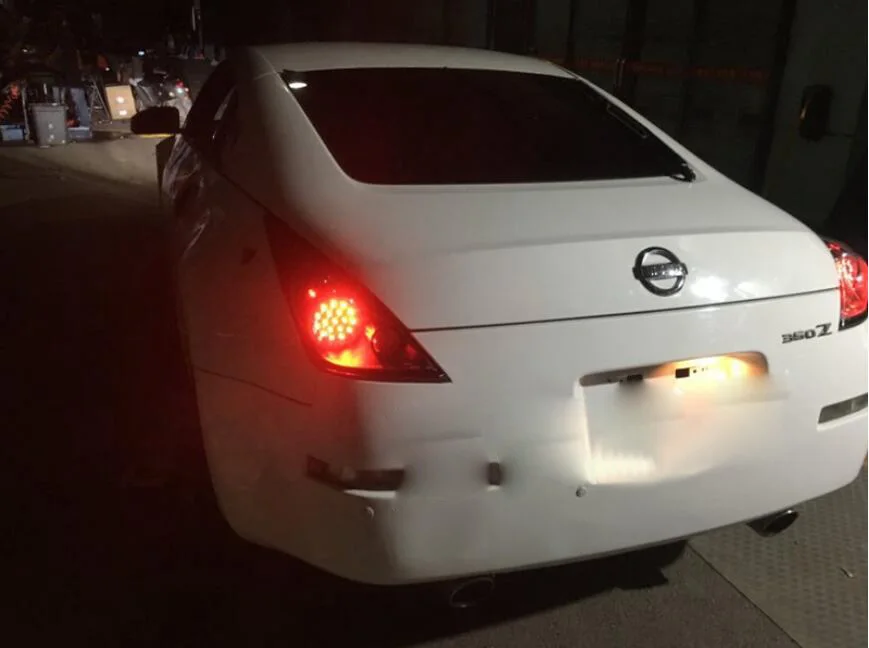 2 шт 2003~ 2008y автомобильный bupmer задний фонарь для Nissan 350Z задний фонарь фары автомобильные аксессуары тайламп для Nissan 350Z задний фонарь