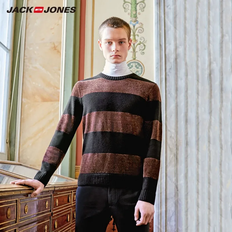 Мужской пуловер в полоску JackJones 219324532 |