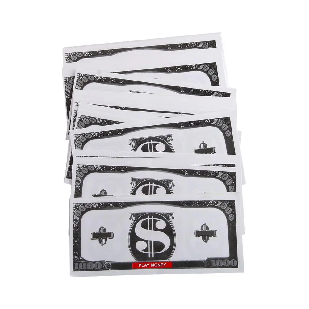 

Игровой набор для денег, искусственные деньги, которые выглядят реальными двусторонними напечатанными реалистичными мотивами фильма, рекв...