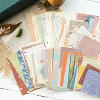 dimi 60 sheets vintage collage scrapbooking journal material paper card making diy retro source paper creative memo stationery